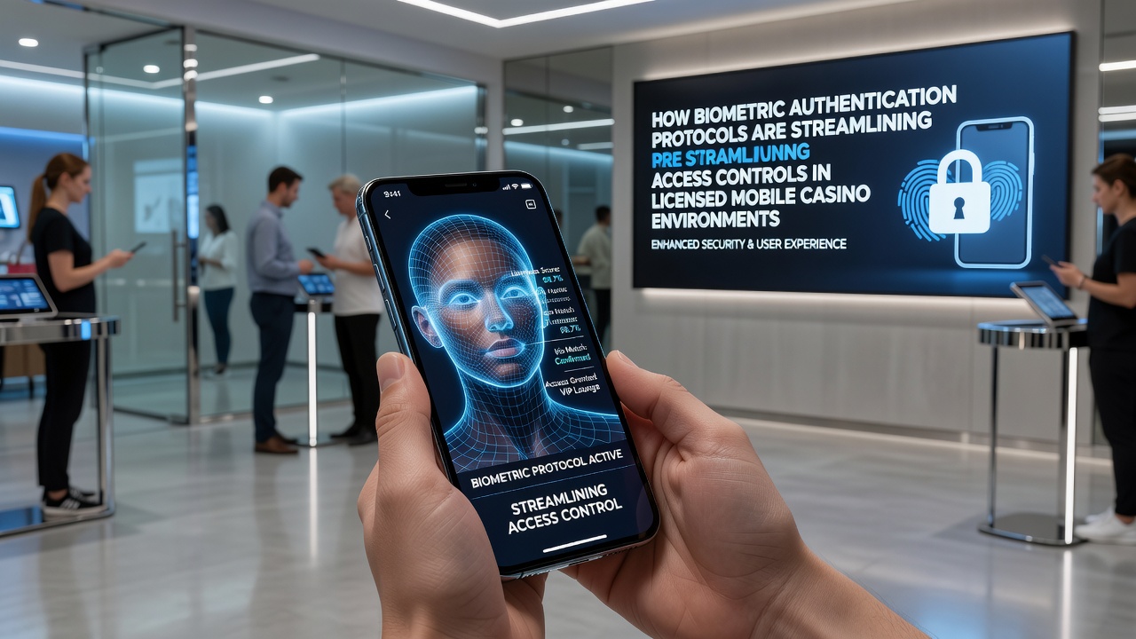 Sichere biometrische Verifizierung bei mobilen Casino-Transaktionen